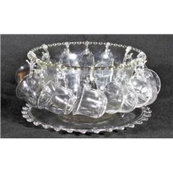 Candle Wick Punch Bowl Set