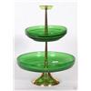 Image 1 : 2 Tier Green Glass