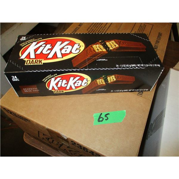 DARK CHOCOLATE KIT KAT BARS (24) PER BOX