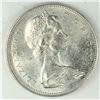 Image 2 : 1966 Queen Elizabeth II Canadian Silver Dollar UNC