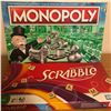 Image 1 : Milton Bradley Monopoly and Scrable Board Games