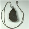 Image 2 : Silver Backed Healing Stone with Chain