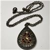 Image 1 : Vintage Multistone Pendant with Chain