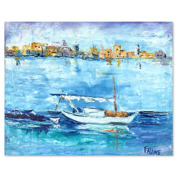 White Sailboat by Fallas Original