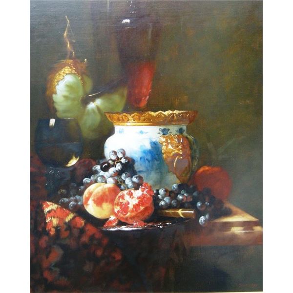 Still Life with Pomegranate by Yuri Bakruschev