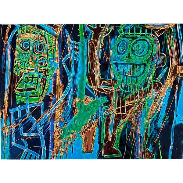 Untitled 1981 (P) by Basquiat