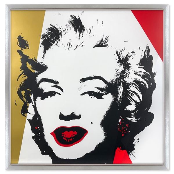 Golden Marilyn by Warhol (1928-1987)