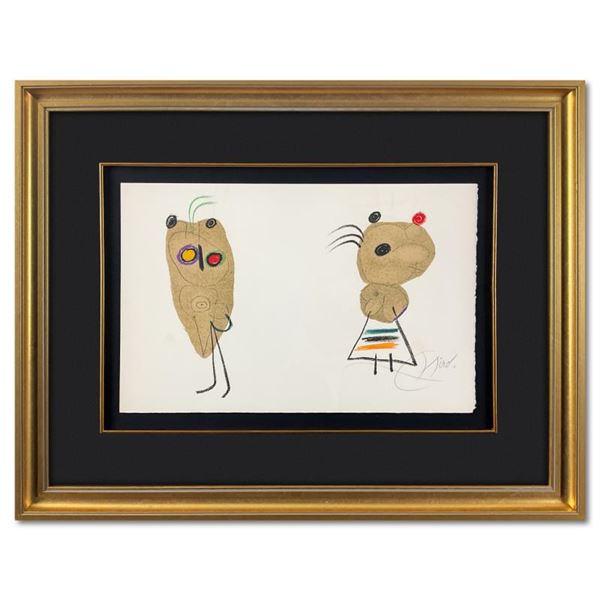 M. 1018 from L'enfance d'Ubu by Miro (1893-1983)