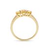 Image 3 : 14KT Yellow Gold 1.28ctw Yellow Diamond Ring