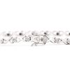 Image 2 : Plated Rhodium 0.2cts Diamond Bracelet