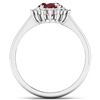 Image 4 : 14KT White Gold 2.30ct Ruby and Diamond Ring