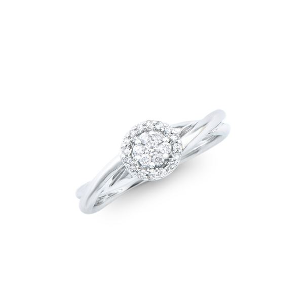 14KT White Gold 0.25ctw Diamond Ring