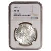 Image 1 : 1882 $1 Morgan Silver Dollar NGC MS64