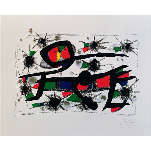 Joan Miro PEINTURE POESIE Facsimile Signed Limited Edition Giclee