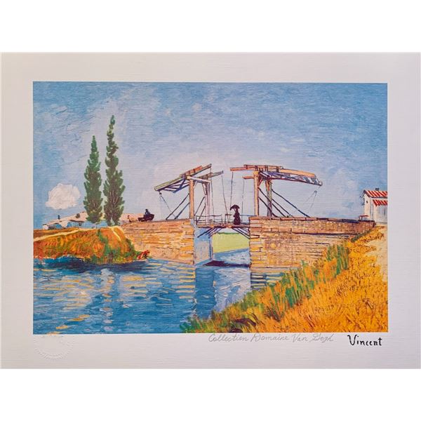 Van Gogh LANGLOIS BRIDGE Estate Signed Limited Edition Giclee