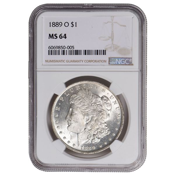 1889-O $1 Morgan Silver Dollar NGC MS64