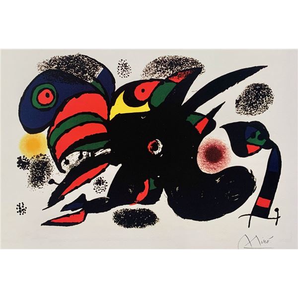 Joan Miro AGORA II Facsimile Signed Limited Edition Giclee