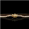 Image 2 : 14KT Yellow Gold 1.15ctw Diamond Bracelet