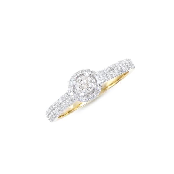 14KT Yellow Gold 0.53ctw Diamond Ring