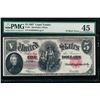 Image 1 : 1907 $5 Legal Tender Note PMG 45