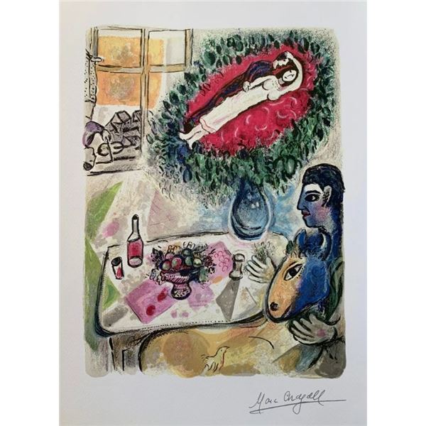 Reverie Giclee By Marc Chagall