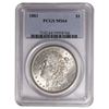 Image 1 : 1883 $1 Morgan Silver Dollar PCGS MS64