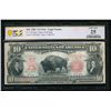 Image 1 : 1901 $10 Bison Legal Tender Note PCGS 25