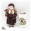 Image 1 : ANTIQUE PORCELAIN UKRAINIAN DOLL
