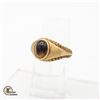 Image 1 : 10K GOLD RING WITH TIGERS EYE STONE