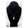 Image 1 : GOLD FILLED NECKLACE WITH TRIANGLE