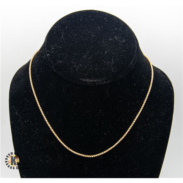 10K GOLD NECKLACE WITH DAMAGED END LINK