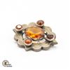 Image 1 : ANTIQUE SCOTTISH BROOCH WITH AMBER