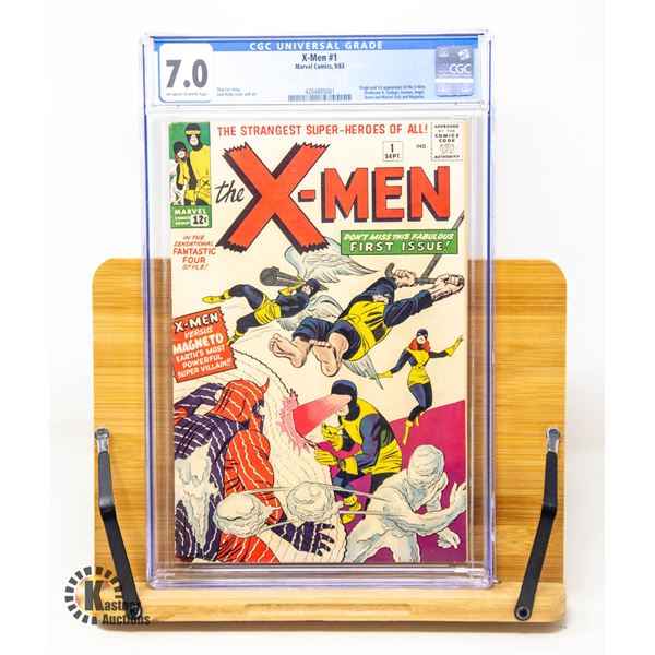 1963 MARVEL X-MEN COMIC NUMBER 1 PSA 7