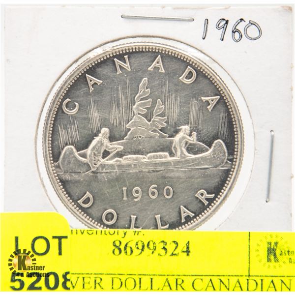 1960 SILVER DOLLAR CANADIAN COIN