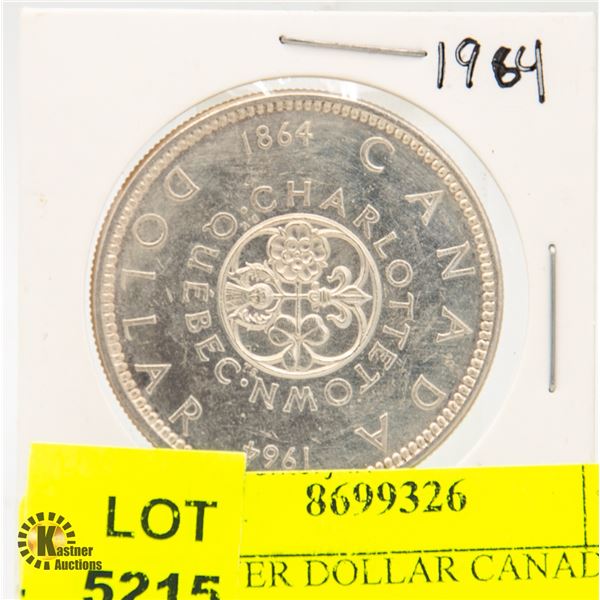 1964 SILVER DOLLAR CANADIAN COIN