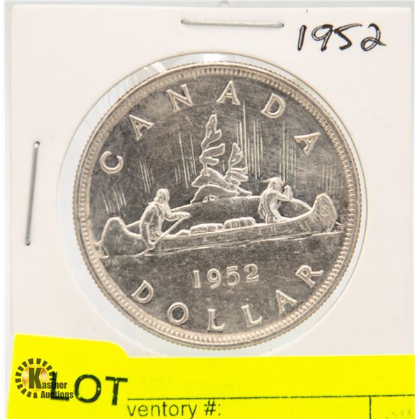 1952 SILVER DOLLAR CANADIAN COIN