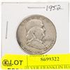 1952 SILVER FRANKLIN HALF DOLLAR COIN