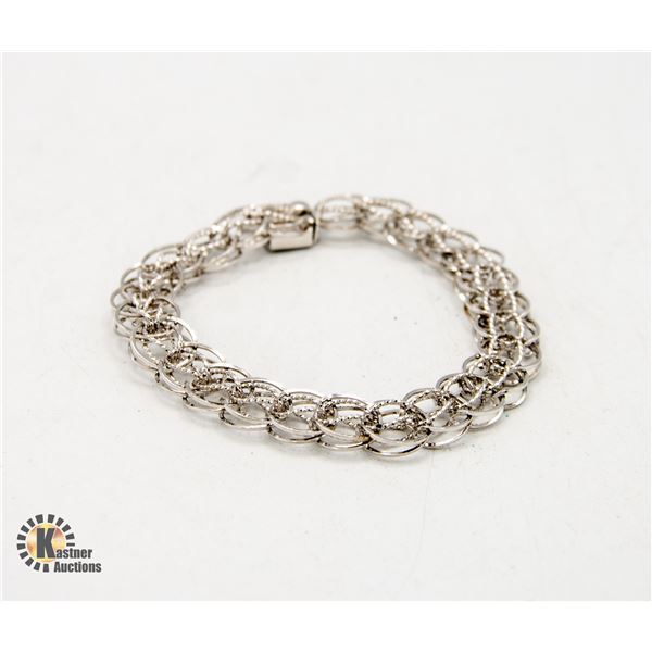 STERLING SILVER LINK BRACELET