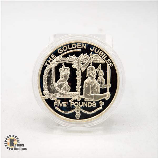 1 OZ FINE SILVER COIN GOLDEN JUBILEE