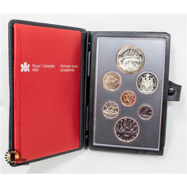 1980 CANADIAN PROOF SET WITH SILVER DOLLAR