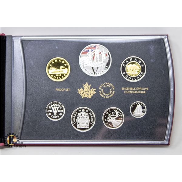 2020 VE DAY STERLING SILVER COINS PROOF SET