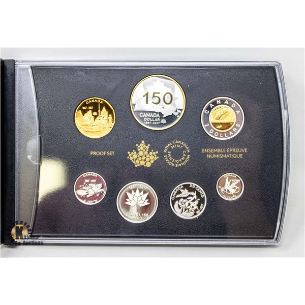 2017 STERLING SILVER CANADA 150 PROOF SET