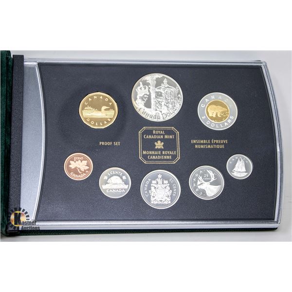 2002 STERLING SILVER CANADIAN PROOF COIN SET