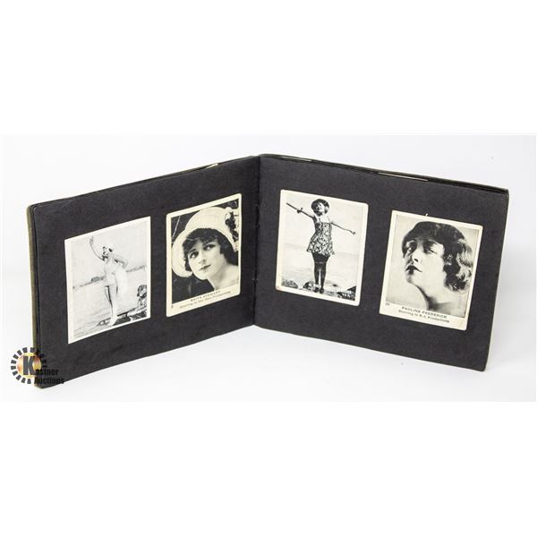 75 SILENT FILM STAR CARDS CHARLIE CHAPLIN ETC