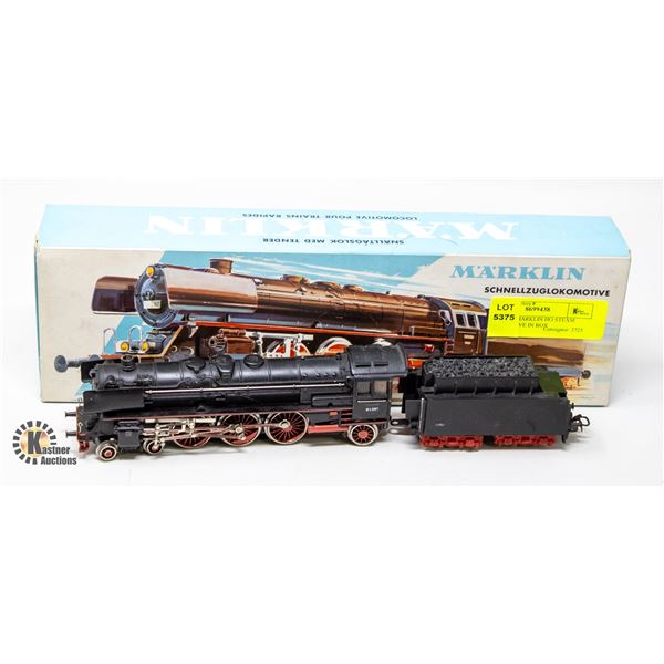 VINTAGE MARKLIN HO STEAM LOCOMOTIVE IN BOX