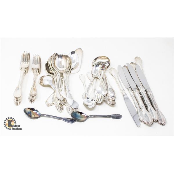 SET OF NORITAKE SILVER PLATED CUTLERY