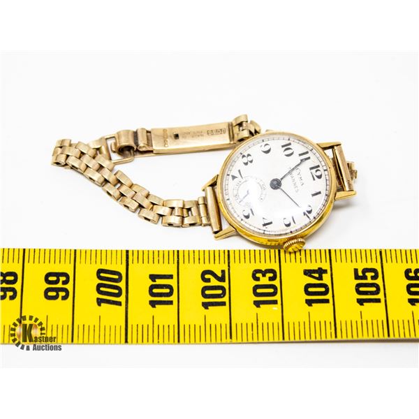 18K GOLD LADIES CYMA WRIST WATCH