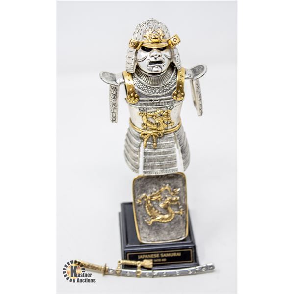 FRANKLIN MINT 24K GOLD CLAD SAMURAI ARMOUR