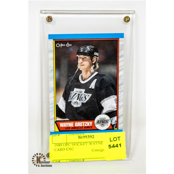 1989 OPC HOCKEY WAYNE GRETZKY CARD