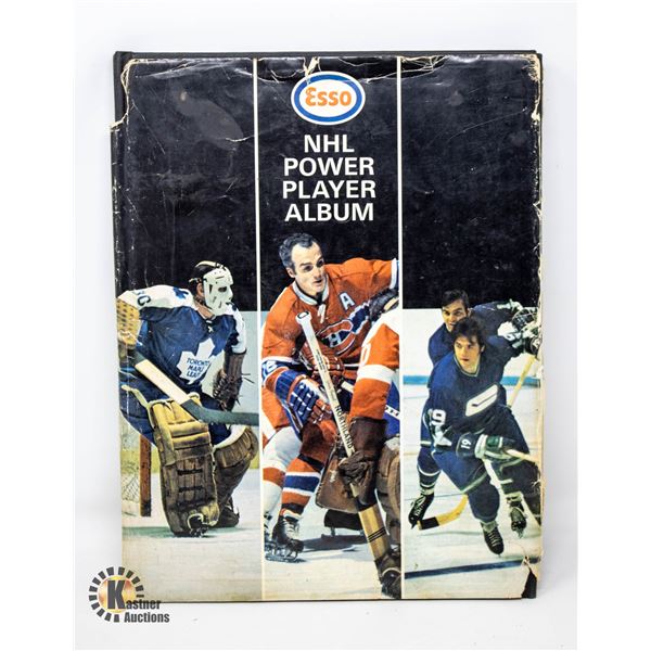 1970-71 COMPLETE HOCKEY STICKER BOOK HARDCOVER